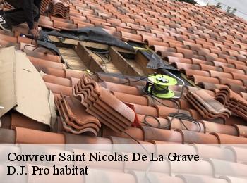 Couvreur  saint-nicolas-de-la-grave-82210 CALVET OCCITANIE 82