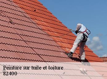 Peinture sur tuile et toiture  82400