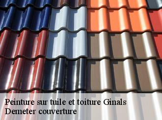 Peinture sur tuile et toiture  ginals-82330 Demeter couverture