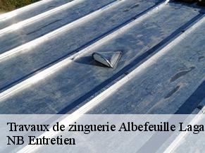 Travaux de zinguerie albefeuille-lagarde-82290 NB Entretien