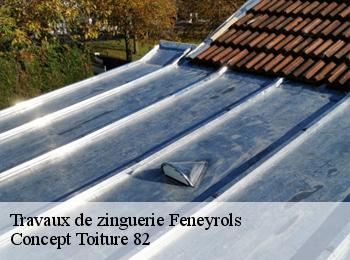 Travaux de zinguerie feneyrols-82140 Concept Toiture 82