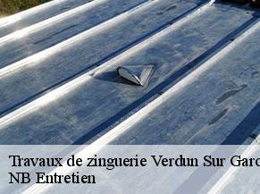 Travaux de zinguerie verdun-sur-garonne-82600 NB Entretien