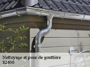 Nettoyage et pose de gouttière  82400