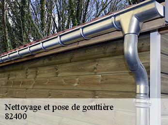 Nettoyage et pose de gouttière  82400