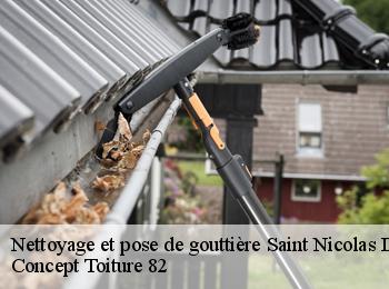 Nettoyage et pose de gouttière  saint-nicolas-de-la-grave-82210 D.J. Pro habitat