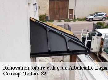 Rénovation toiture et façade albefeuille-lagarde-82290 Concept Toiture 82