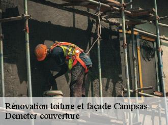 Rénovation toiture et façade campsas-82370 Demeter couverture