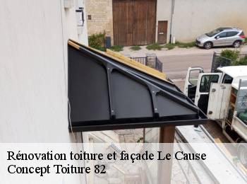 Rénovation toiture et façade le-cause-82500 Concept Toiture 82
